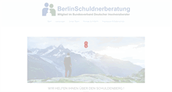 Desktop Screenshot of berlinschuldnerberatung.de