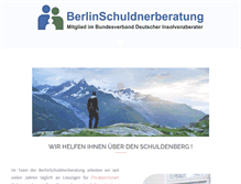 Tablet Screenshot of berlinschuldnerberatung.de